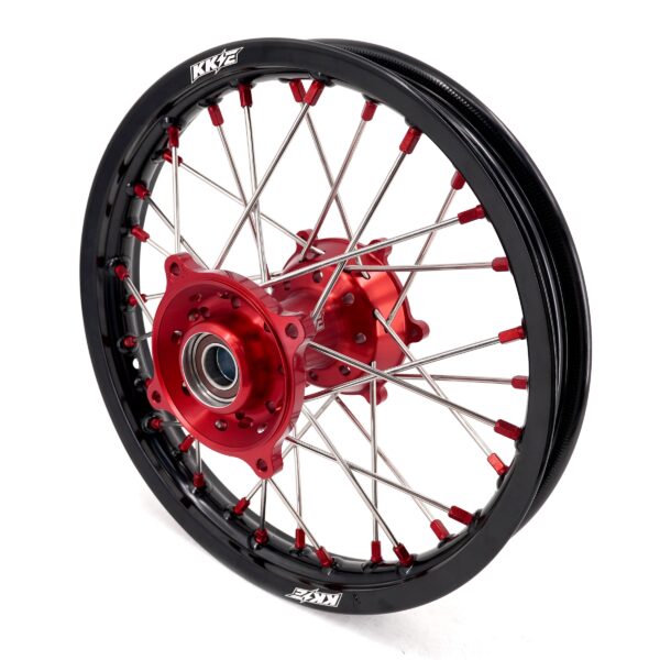 KKE 17"*1.4/14"*1.6 Small Kid's Wheels For KTM SX 85 GAS GAS MC85 2021-2024 Red Nipples - Image 7
