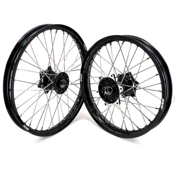 KKE 21"&19" Mx Dirtbike Casting Wheels For YAMAHA YZ125 YZ250 YZ250F YZ450F Black Hub - Image 2