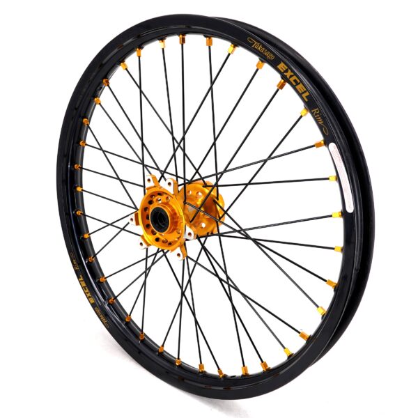 US Stock KKE 21" & 18" Electric Dirtbike Wheels Takasago EXCEL Rims Fit SurRon Ultra Bee 2023-2024 Gold Nipples - Image 7
