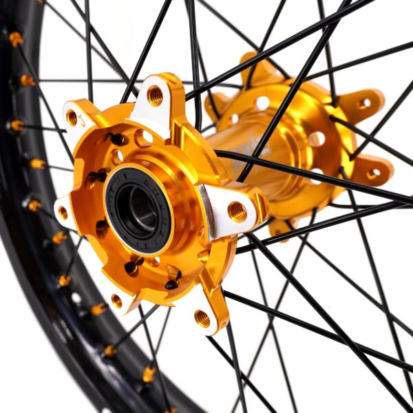US Stock KKE 21" & 18" Electric Dirtbike Wheels Takasago EXCEL Rims Fit SurRon Ultra Bee 2023-2024 Gold Nipples - Image 13