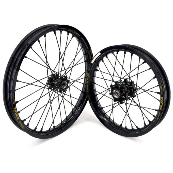 US KKE 1.6*19" & 1.85*16" E-Moto Wheels Excel Takasago Rims For E-Ride Pro-ss 2024 Black - Image 3