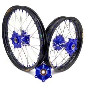 KKE 1.85*21 & 2.5*18 Motorcycle Tubed Spoke Wheels With Takasago EXCEL Rims Fit Yamaha Tenere 700 2019-2025