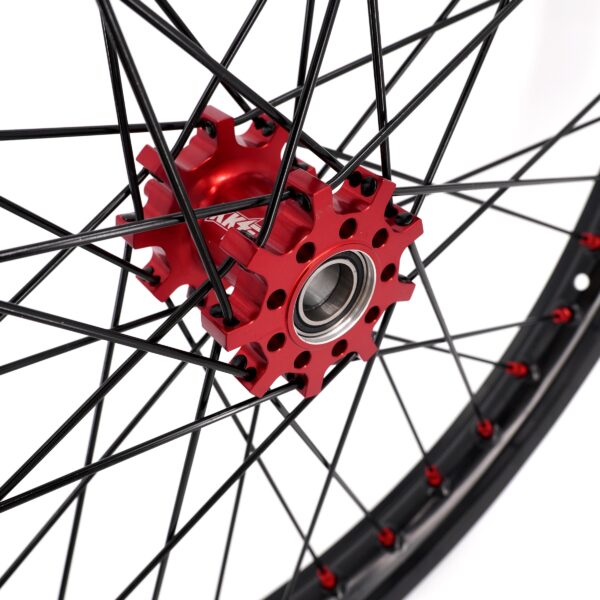 KKE 21inch 18inch E-Bike Wheels Rim Fit For Rawrr Mantis, Mantis X Black/Red - Image 5