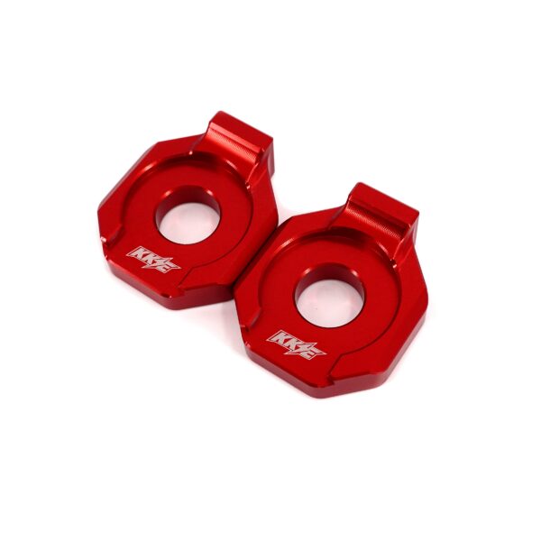 KKE Axle Chain Adjuster Blocks Fit Rawrr Mantis, Mantis X Black and Red (Collective) - Image 14