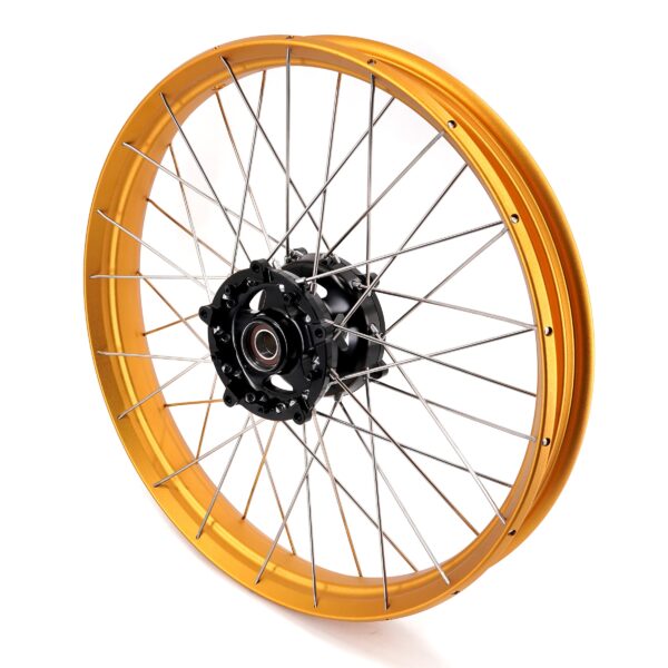 VMX-Racing 21" 18" Tubeless Wheels Fit Yamaha Tenere 700 2019-2025 Gold Rims - Image 5