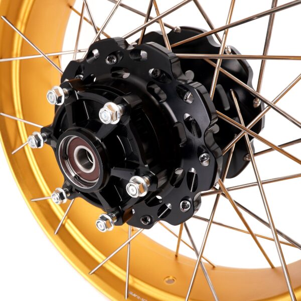 VMX-Racing 21" 18" Tubeless Wheels Fit Yamaha Tenere 700 2019-2025 Gold Rims - Image 12