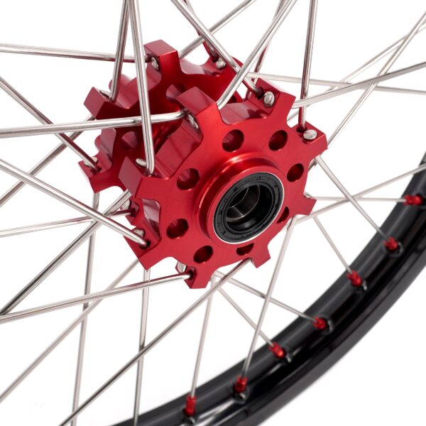 Pre-order US Stock KKE 1.6*19" & 1.85*16" Rims Fit Talaria Sting MX5 E-bike Wheels Red Nipples - Image 4