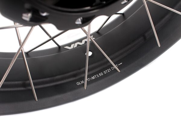 VMX-Racing 19-17in. Spoke Tubeless Wheels Fit For KTM390 Adventure Orange/White Fit For Husqvarna 401 2020 2021 - Image 12