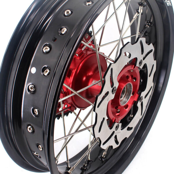 KKE 17inch Supermoto Wheels For Honda CRF250R 2014-2025 CRF450R 2013-2024 CRF450X 2019-2025 - Image 35