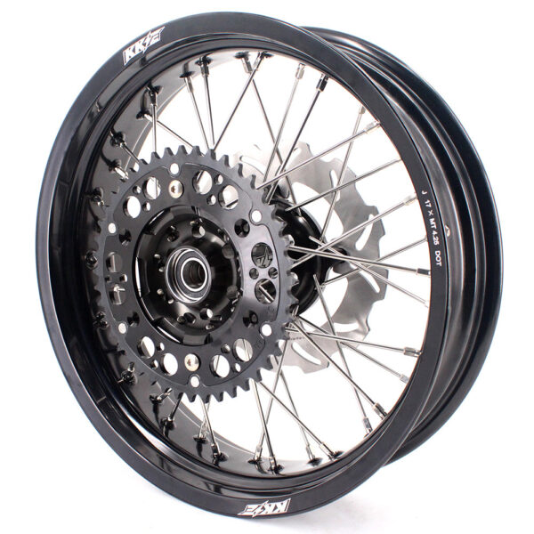 KKE 17 Inch Supermoto Rims for Honda CRF250R 04-13 CRF450R 02-12 Black - Image 22