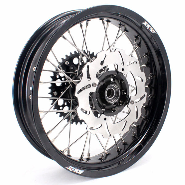 KKE 17 Inch Supermoto Rims for Honda CRF250R 04-13 CRF450R 02-12 Black - Image 20