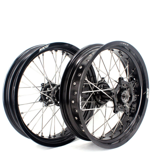 KKE 17 Inch Supermoto Rims for Honda CRF250R 04-13 CRF450R 02-12 Black - Image 2
