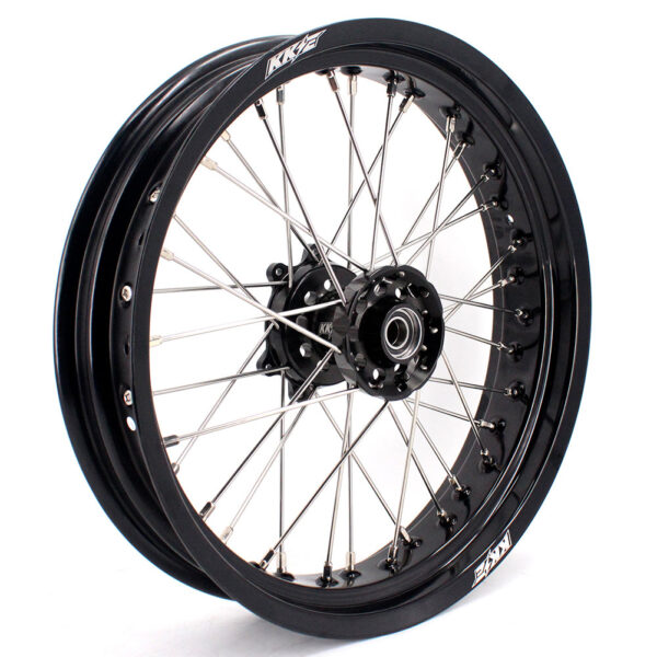 KKE 17 Inch Supermoto Rims for Honda CRF250R 04-13 CRF450R 02-12 Black - Image 3