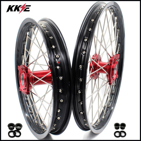KKE 21/18 Enduro Wheels For KAWASAKI KX250F KX450F 2019-2021 KX450X KX450 2019-2023 - Image 27