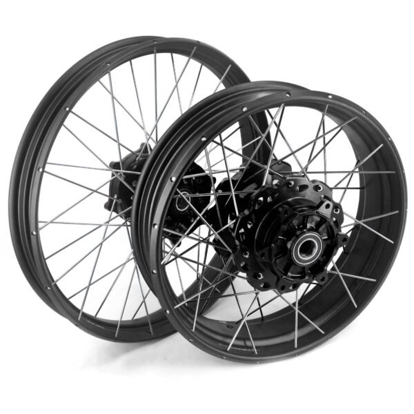 VMX 2.5*19" & 4.25*17" Alloy Tubeless Wheel Rims For KTM790 Adventure R 2019-2021 Black&Black - Image 2