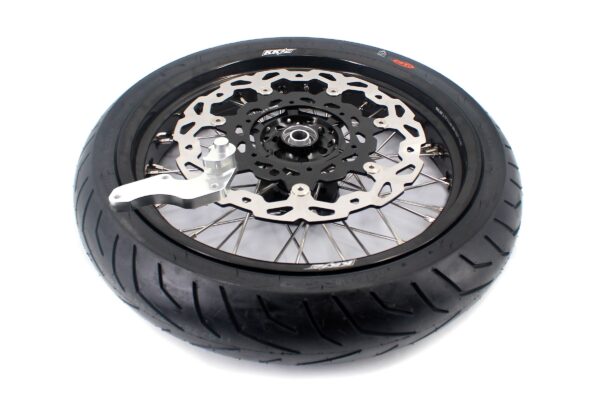 KKE CUSH DRIVE 3.5/4.25*17in. Supmermoto Wheels Kit For SUZUKI DRZ400SM 2005-2024 CST Tires - Image 2