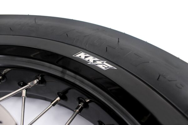 KKE CUSH DRIVE 3.5/4.25*17in. Supmermoto Wheels Kit For SUZUKI DRZ400SM 2005-2024 CST Tires - Image 9