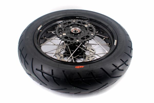KKE CUSH DRIVE 3.5-4.25*17" Supermoto Wheels Kit For SUZUKI DRZ400 DRZ400E DRZ400S CST Tires - Image 7