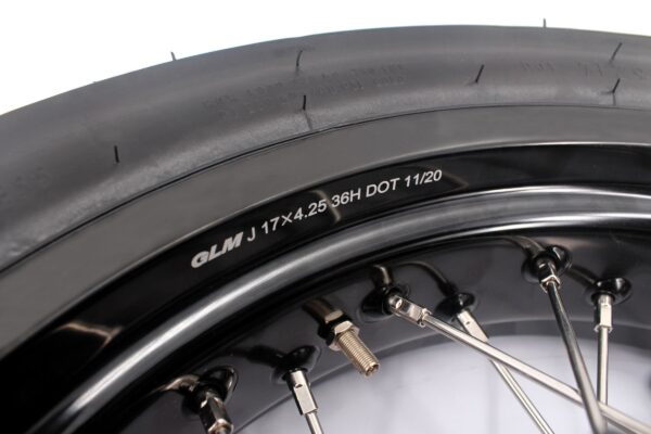 KKE CUSH DRIVE 3.5/4.25*17in. Supmermoto Wheels Kit For SUZUKI DRZ400SM 2005-2024 CST Tires - Image 12