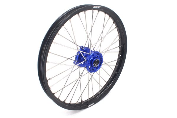KKE 1.6*21 & 2.15*19 Wheels Rims Fit Kawasaki KX450 2019-2023 KX450X 2021-2023 Blue Hubs - Image 3