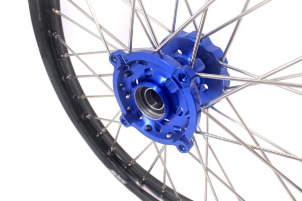 KKE 1.6*21 & 2.15*19 Wheels Rims Fit Kawasaki KX450 2019-2023 KX450X 2021-2023 Blue Hubs - Image 7