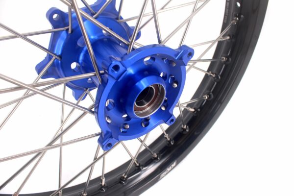 KKE 1.6*21 & 2.15*19 Wheels Rims Fit Kawasaki KX450 2019-2023 KX450X 2021-2023 Blue Hubs - Image 9