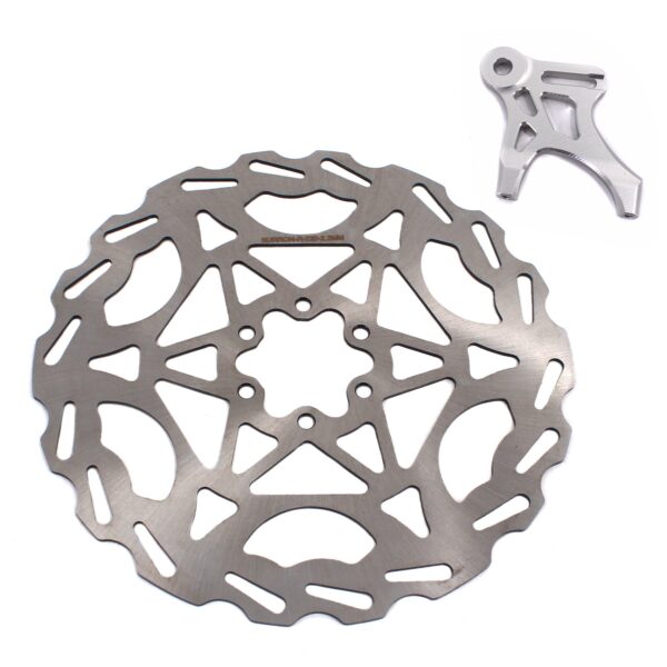 KKE Rear 220MM Disc with Adapter For SurRon Light Bee X, Segway X160/X260, E-Ride Pro SS  (Collective) - Image 3