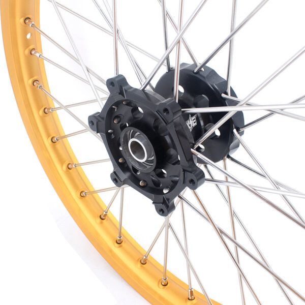 KKE 21 & 18 Enduro Gold Rims For SUZUKI RM125 2001-2007 RM250 2001-2008 - Image 7