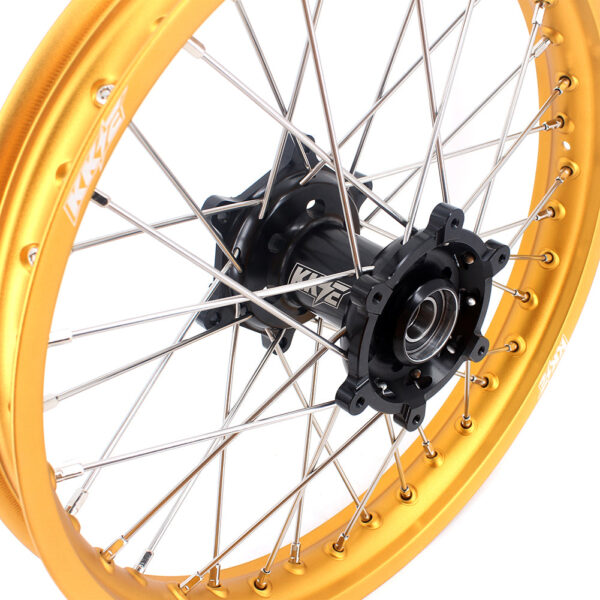 KKE 21 & 19 Dirt Bike Gold Rims for Suzuki RM125 2001-2007 RM250 2008 - Image 12