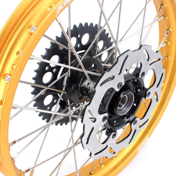 KKE 21 & 18 Enduro Gold Rims For SUZUKI RM125 2001-2007 RM250 2001-2008 - Image 21