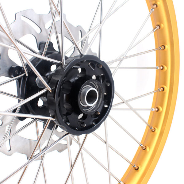 KKE 21 & 19 Dirt Bike Gold Rims for Suzuki RM125 2001-2007 RM250 2008 - Image 22