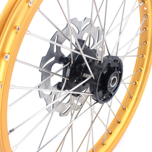 KKE 21 & 18 Enduro Gold Rims For SUZUKI RM125 2001-2007 RM250 2001-2008 - Image 24