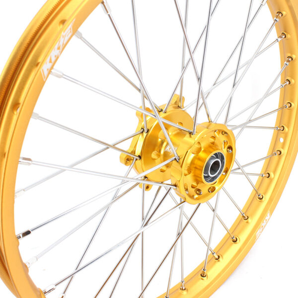 KKE 21 & 19 Wheels Gold Rims For SUZUKI RM125 2001-2007 RM250 2001-2008 - Image 9