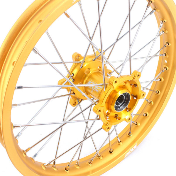 KKE 21 & 19 Wheels Gold Rims For SUZUKI RM125 2001-2007 RM250 2001-2008 - Image 12