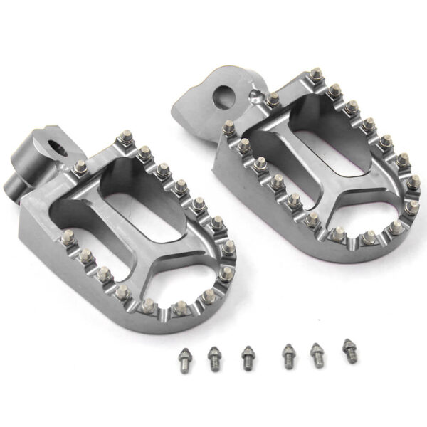 KKE BILLET CNC FOOTPEGS FOR YAMAHA YZ85 YZ125 YZ250 YZ426F YZ450F WR250F WR450F BLUE BLACK SILVER OPTIONAL - Image 27
