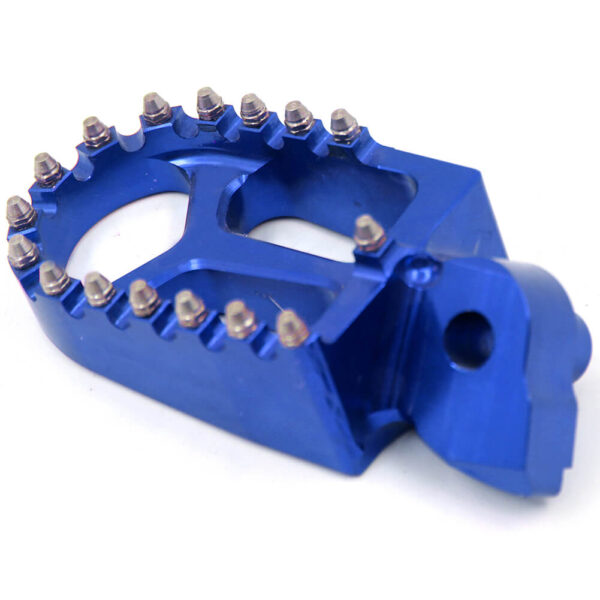 KKE BILLET CNC FOOTPEGS FOR YAMAHA YZ85 YZ125 YZ250 YZ426F YZ450F WR250F WR450F BLUE BLACK SILVER OPTIONAL - Image 7