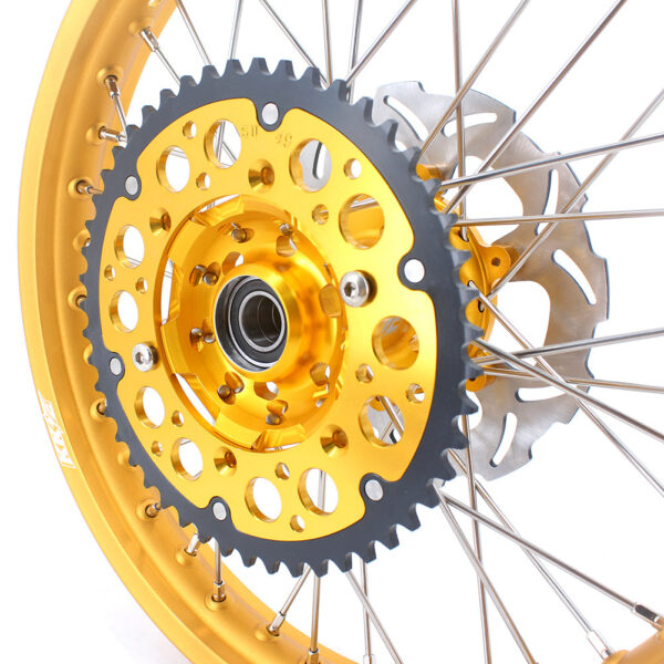 KKE 21 & 19 Wheels Gold Rims For SUZUKI RM125 2001-2007 RM250 2001-2008 - Image 20
