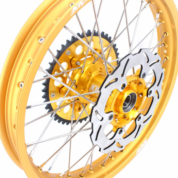 KKE 21 & 19 Wheels Gold Rims For SUZUKI RM125 2001-2007 RM250 2001-2008 - Image 21