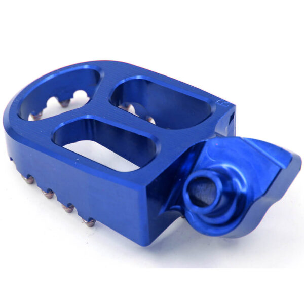 KKE BILLET CNC FOOTPEGS FOR YAMAHA YZ85 YZ125 YZ250 YZ426F YZ450F WR250F WR450F BLUE BLACK SILVER OPTIONAL - Image 9