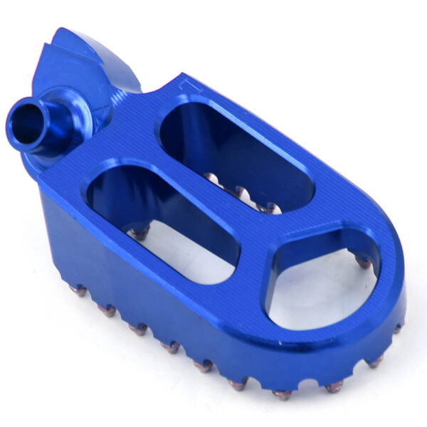 KKE BILLET CNC FOOTPEGS FOR YAMAHA YZ85 YZ125 YZ250 YZ426F YZ450F WR250F WR450F BLUE BLACK SILVER OPTIONAL - Image 11