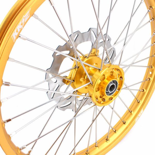 KKE 21 & 19 Wheels Gold Rims For SUZUKI RM125 2001-2007 RM250 2001-2008 - Image 24