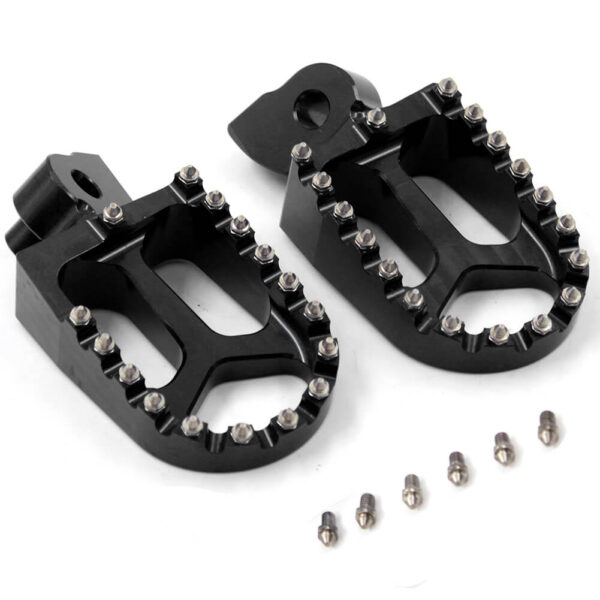 KKE Red Blue Black CNC Billet Fotpegs for HUSQVARNA CR SM SMR TC TE TXC WR 50-610 1999-2013 - Image 26