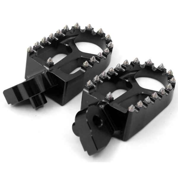 KKE Red Blue Black CNC Billet Fotpegs for HUSQVARNA CR SM SMR TC TE TXC WR 50-610 1999-2013 - Image 28