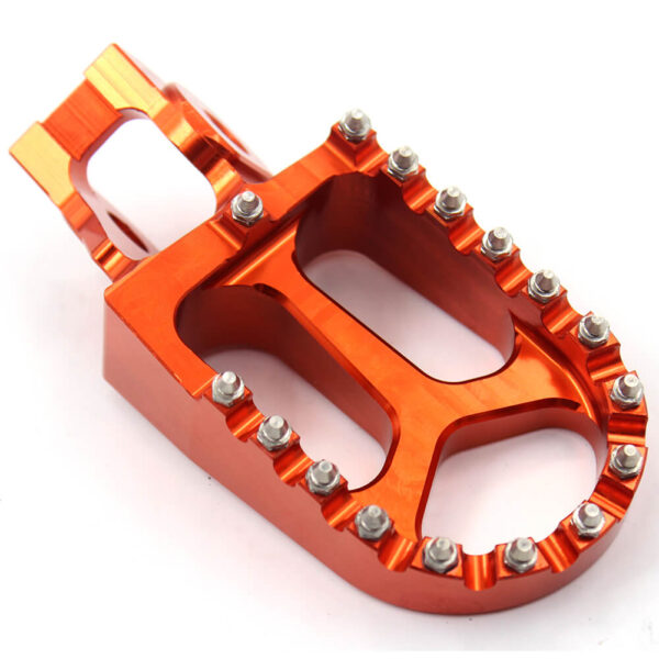 KKE CNC Footpegs Pedals for KTM SX SXF XC XCF 125 150 250 350 450 2016-2020 Orange/Blue/Black - Image 5