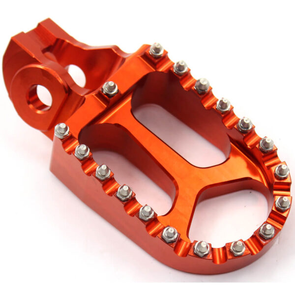 KKE CNC Footpegs Pedals for KTM SX SXF XC XCF 125 150 250 350 450 2016-2020 Orange/Blue/Black - Image 9