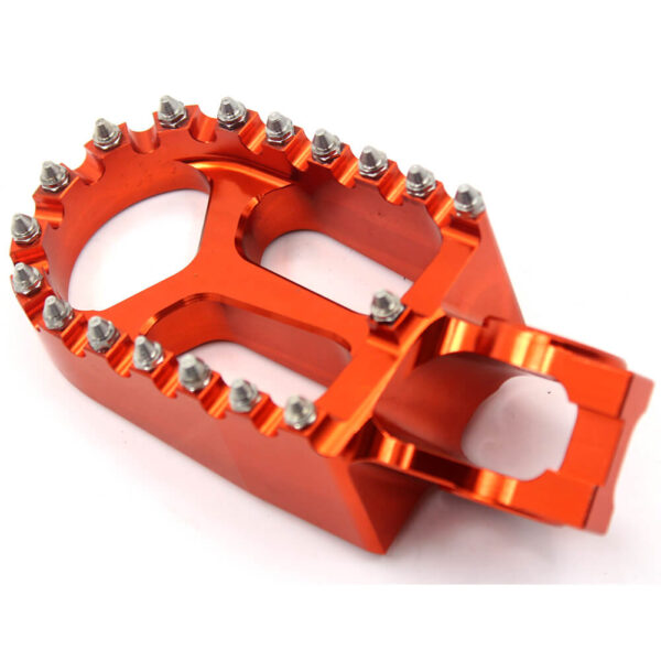 KKE CNC Footpegs Pedals for KTM SX SXF XC XCF 125 150 250 350 450 2016-2020 Orange/Blue/Black - Image 10