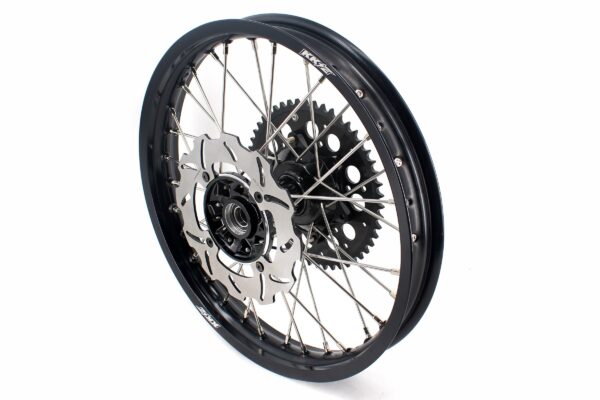 KKE 21 & 19 Casting Wheels Set for HONDA CR125R 1995-1997 CR250R 1995-1996 Black&Black - Image 6