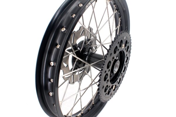 KKE 21 & 19 Casting Wheels Set for HONDA CR125R 1995-1997 CR250R 1995-1996 Black&Black - Image 8