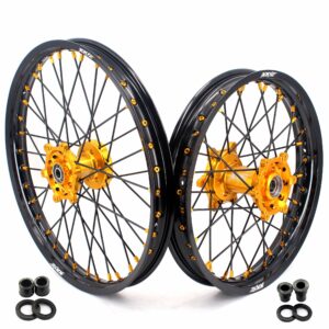 KKE Footpegs Billet Foot Rest For Segway X160 X260 Sur Ron Light Bee-X Electric Bike Purple & Gold