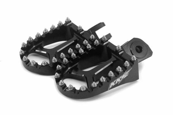 KKE Footpegs Billet Foot Rest For Segway X160 X260 Sur Ron Light Bee-X Electric Bike Black - Image 2